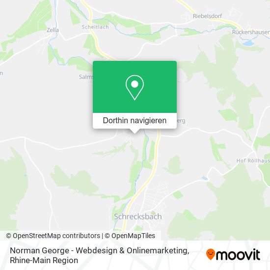 Norman George - Webdesign & Onlinemarketing Karte