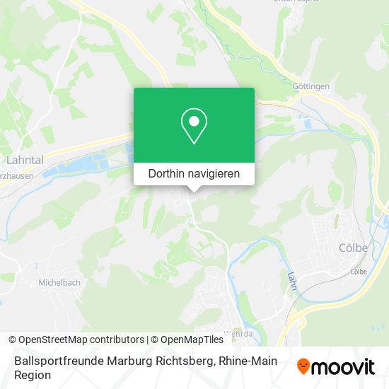 Ballsportfreunde Marburg Richtsberg Karte