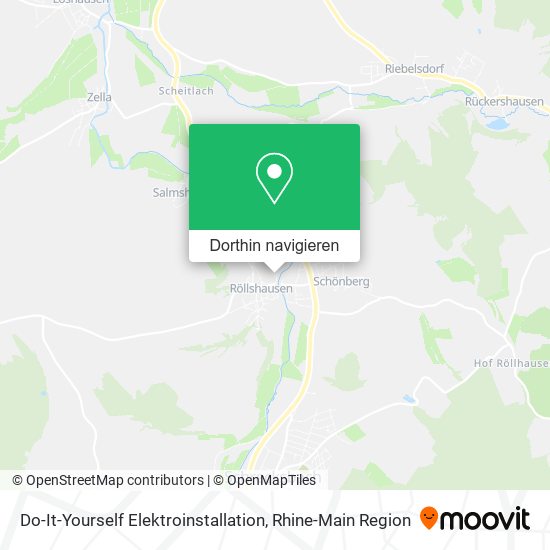Do-It-Yourself Elektroinstallation Karte