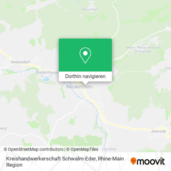 Kreishandwerkerschaft Schwalm-Eder Karte