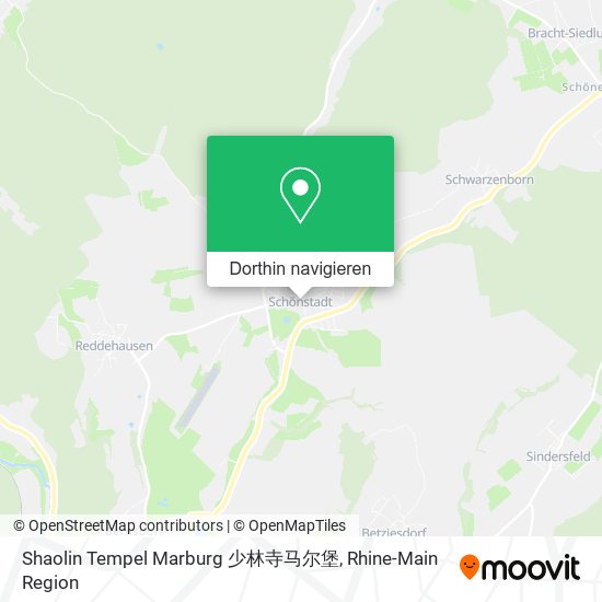 Shaolin Tempel Marburg 少林寺马尔堡 Karte