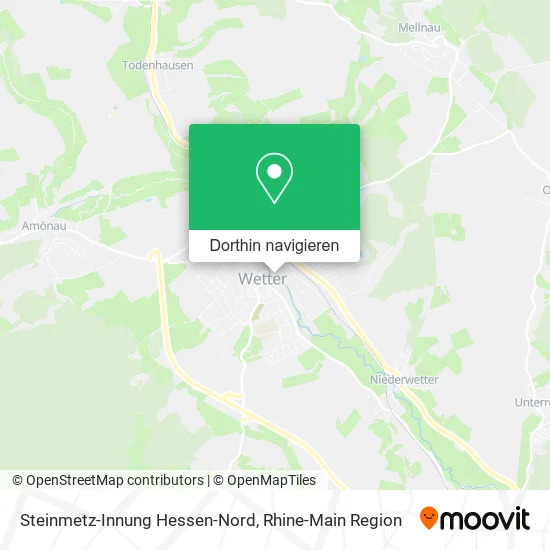 Steinmetz-Innung Hessen-Nord Karte