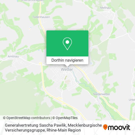 Generalvertretung Sascha Pawlik, Mecklenburgische Versicherungsgruppe Karte