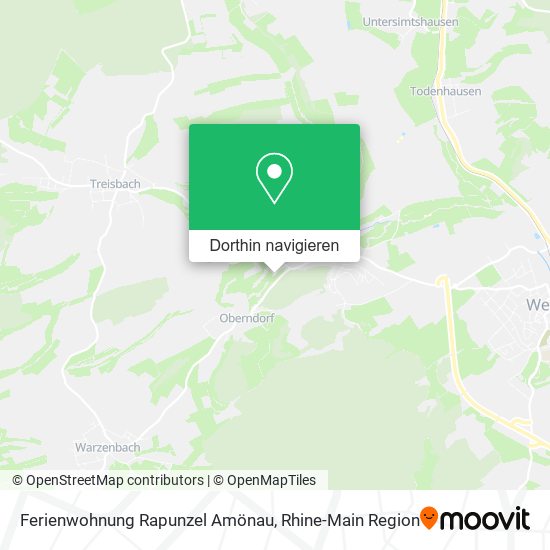 Ferienwohnung Rapunzel Amönau Karte
