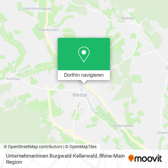 Unternehmerinnen Burgwald-Kellerwald Karte