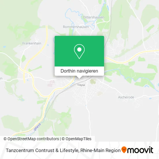 Tanzcentrum Contrust & Lifestyle Karte