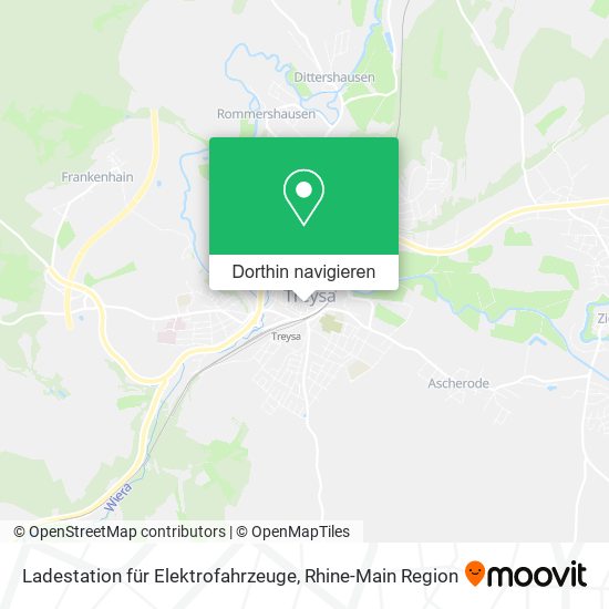 Ladestation für Elektrofahrzeuge Karte