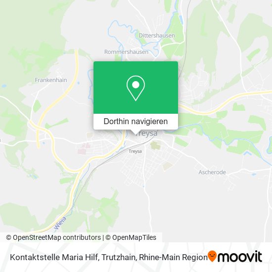 Kontaktstelle Maria Hilf, Trutzhain Karte