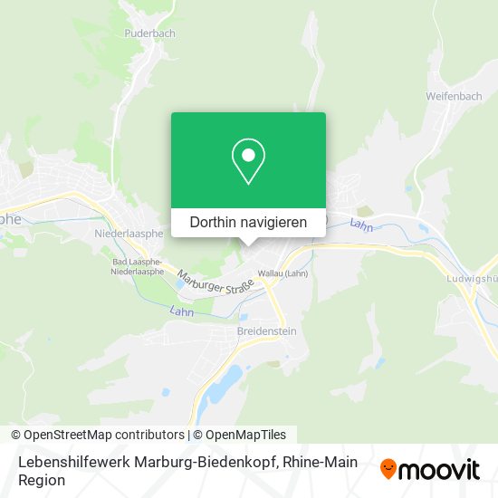 Lebenshilfewerk Marburg-Biedenkopf Karte