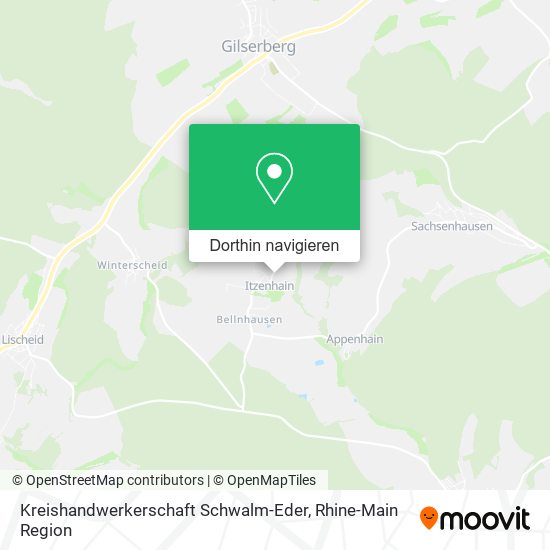 Kreishandwerkerschaft Schwalm-Eder Karte
