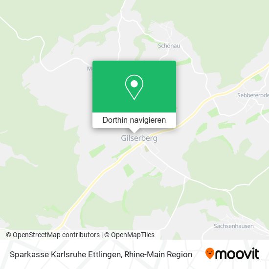 Sparkasse Karlsruhe Ettlingen Karte