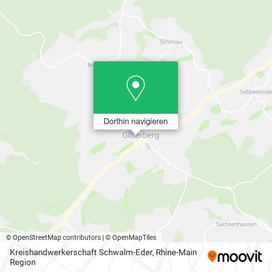 Kreishandwerkerschaft Schwalm-Eder Karte