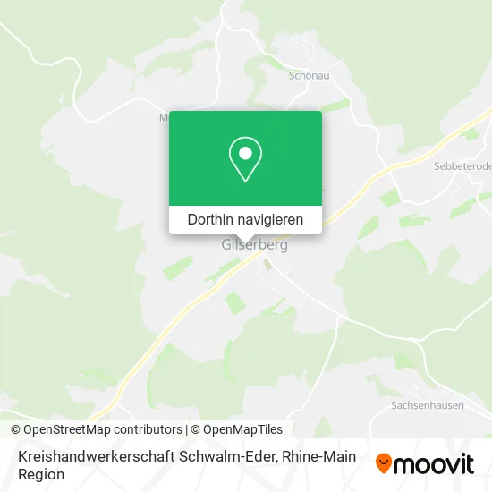 Kreishandwerkerschaft Schwalm-Eder Karte