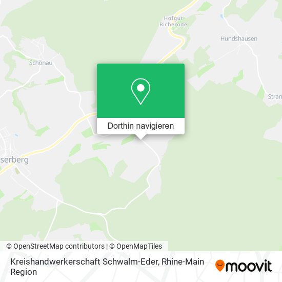 Kreishandwerkerschaft Schwalm-Eder Karte