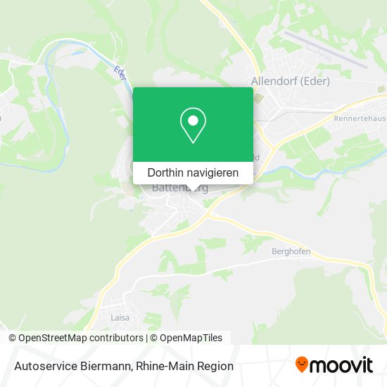 Autoservice Biermann Karte