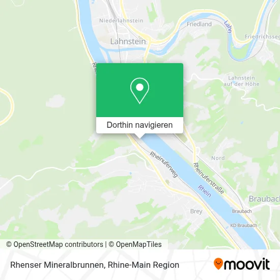 Rhenser Mineralbrunnen Karte