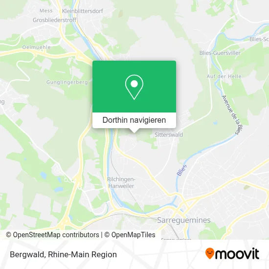 Bergwald Karte