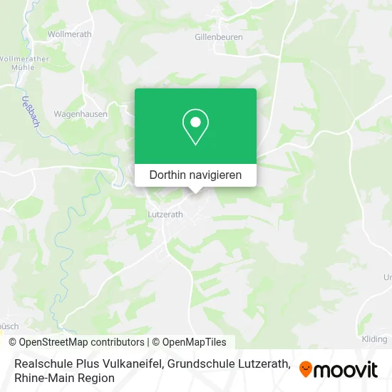Realschule Plus Vulkaneifel, Grundschule Lutzerath Karte