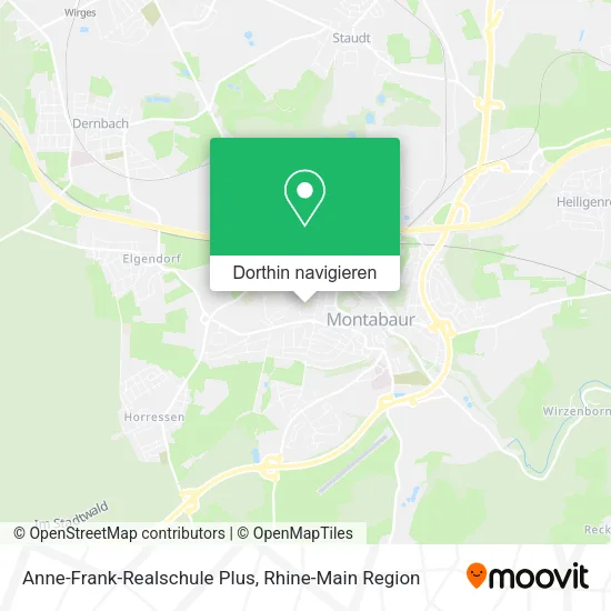 Anne-Frank-Realschule Plus Karte