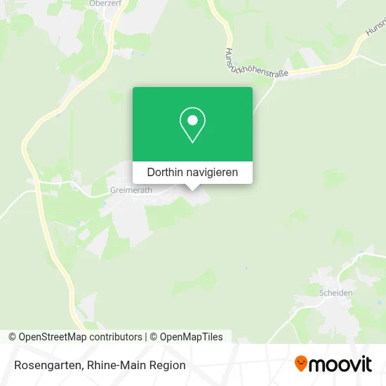 Rosengarten Karte