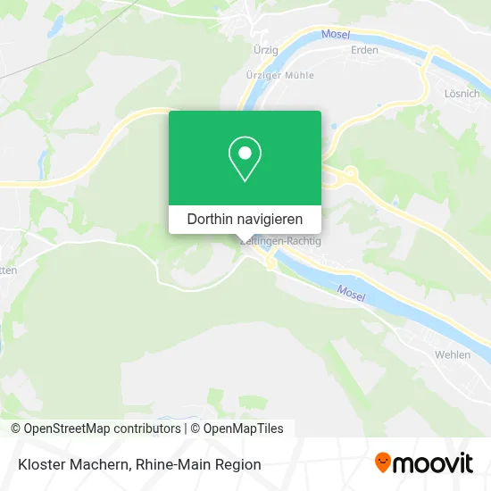 Kloster Machern Karte