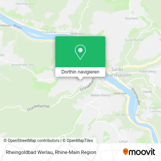 Rheingoldbad Werlau Karte