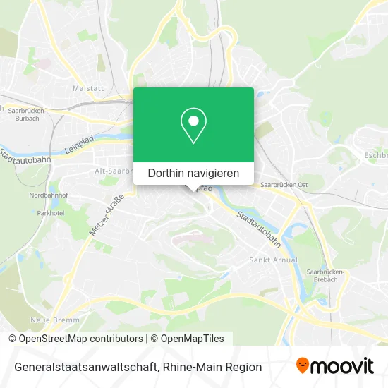 Generalstaatsanwaltschaft Karte