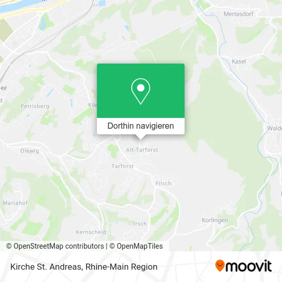 Kirche St. Andreas Karte