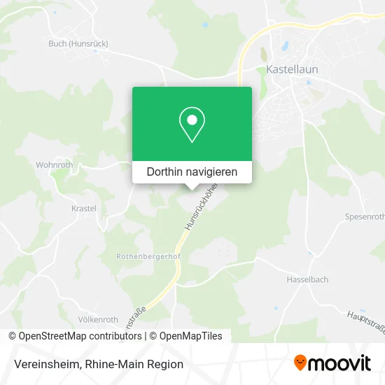 Vereinsheim Karte