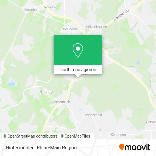 Hintermühlen Karte