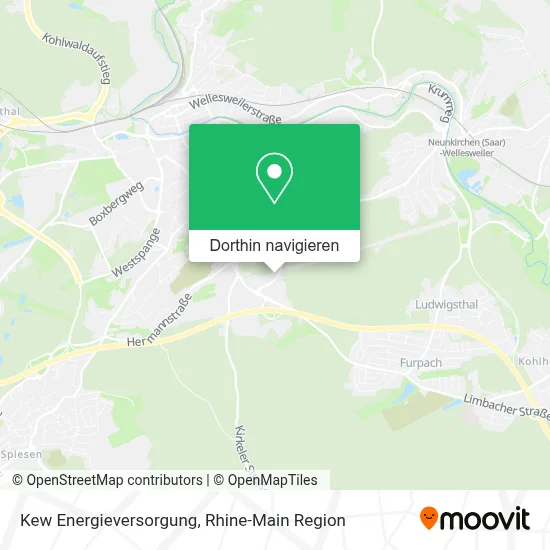 Kew Energieversorgung Karte