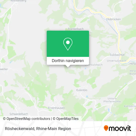 Rösheckenwald Karte
