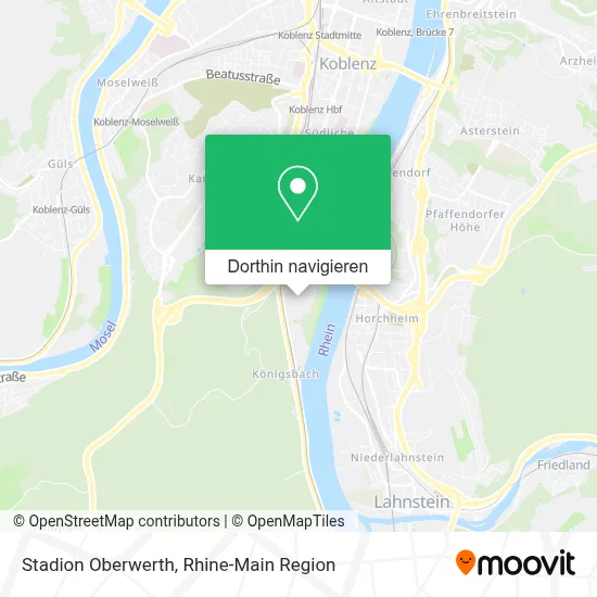 Stadion Oberwerth Karte
