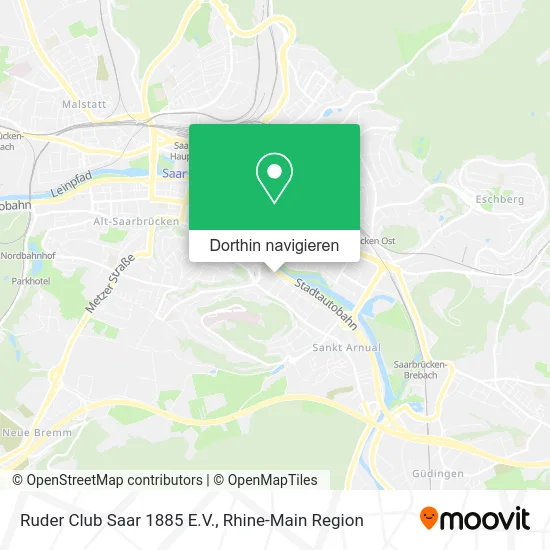 Ruder Club Saar 1885 E.V. Karte