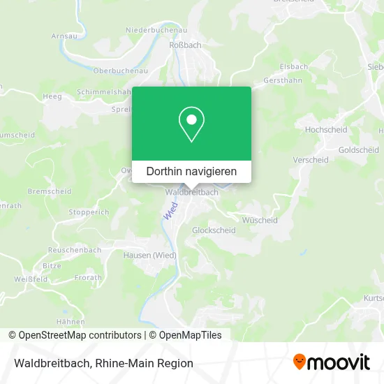 Waldbreitbach Karte