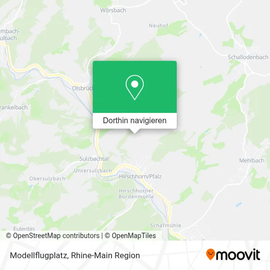 Modellflugplatz Karte
