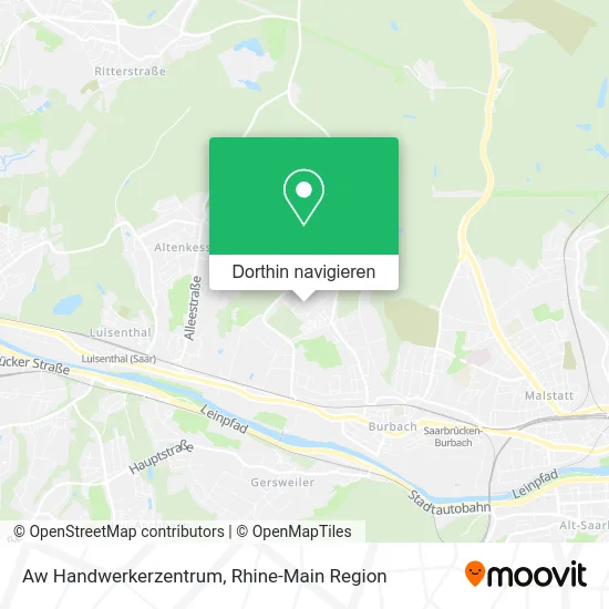 Aw Handwerkerzentrum Karte