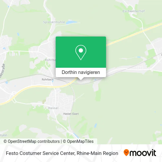 Festo Costumer Service Center Karte