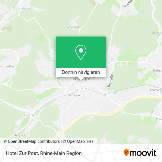 Hotel Zur Post Karte