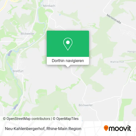 Neu-Kahlenbergerhof Karte