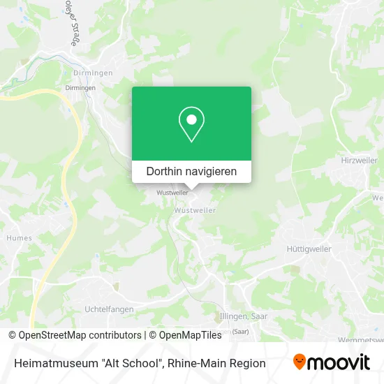 Heimatmuseum "Alt School" Karte