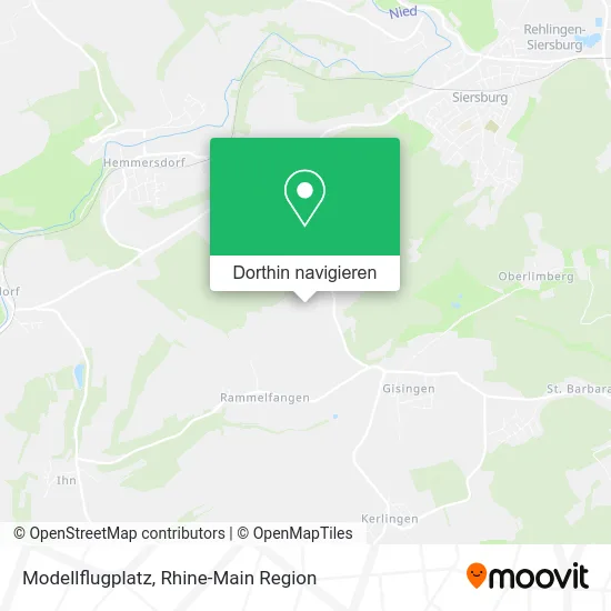 Modellflugplatz Karte