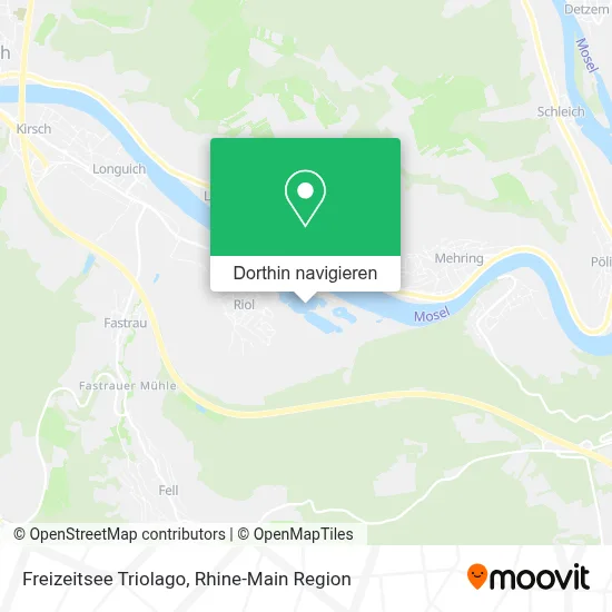 Freizeitsee Triolago Karte