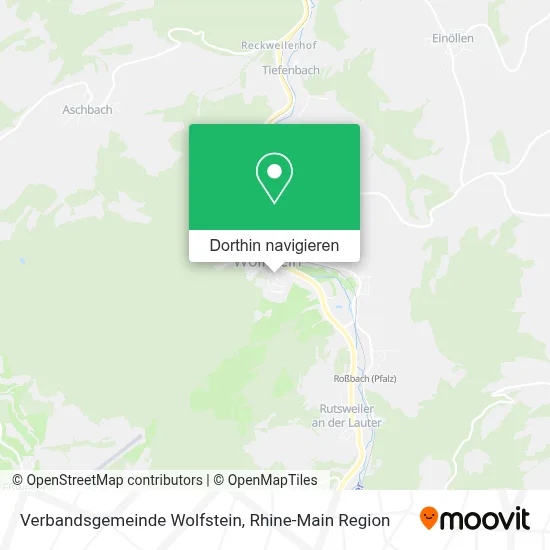 Verbandsgemeinde Wolfstein Karte