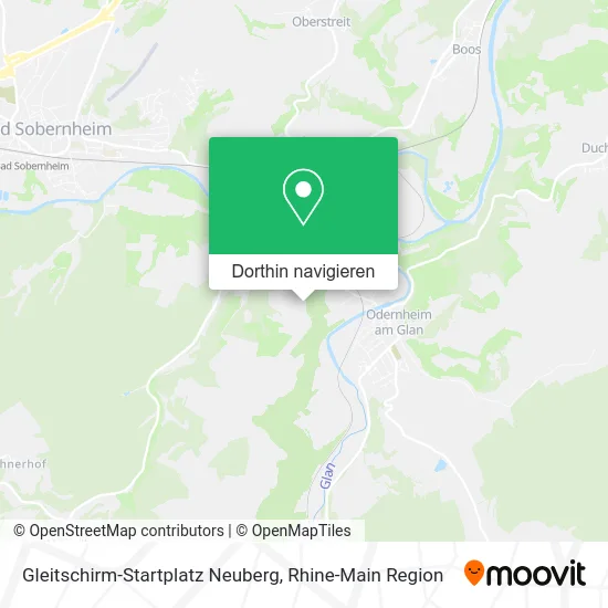 Gleitschirm-Startplatz Neuberg Karte