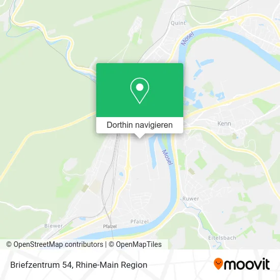 Briefzentrum 54 Karte