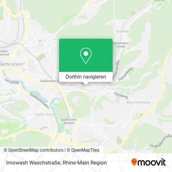 Imowash Waschstraße Karte