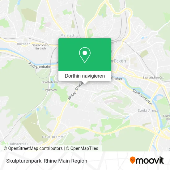 Skulpturenpark Karte