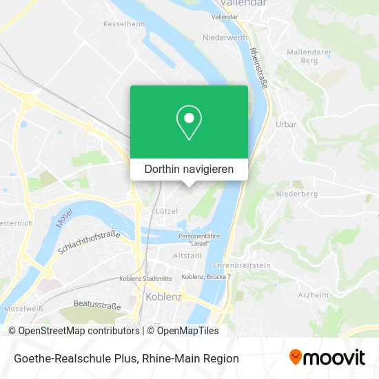 Goethe-Realschule Plus Karte