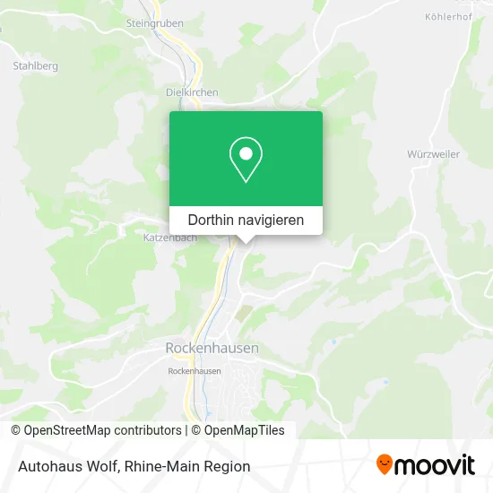 Autohaus Wolf Karte